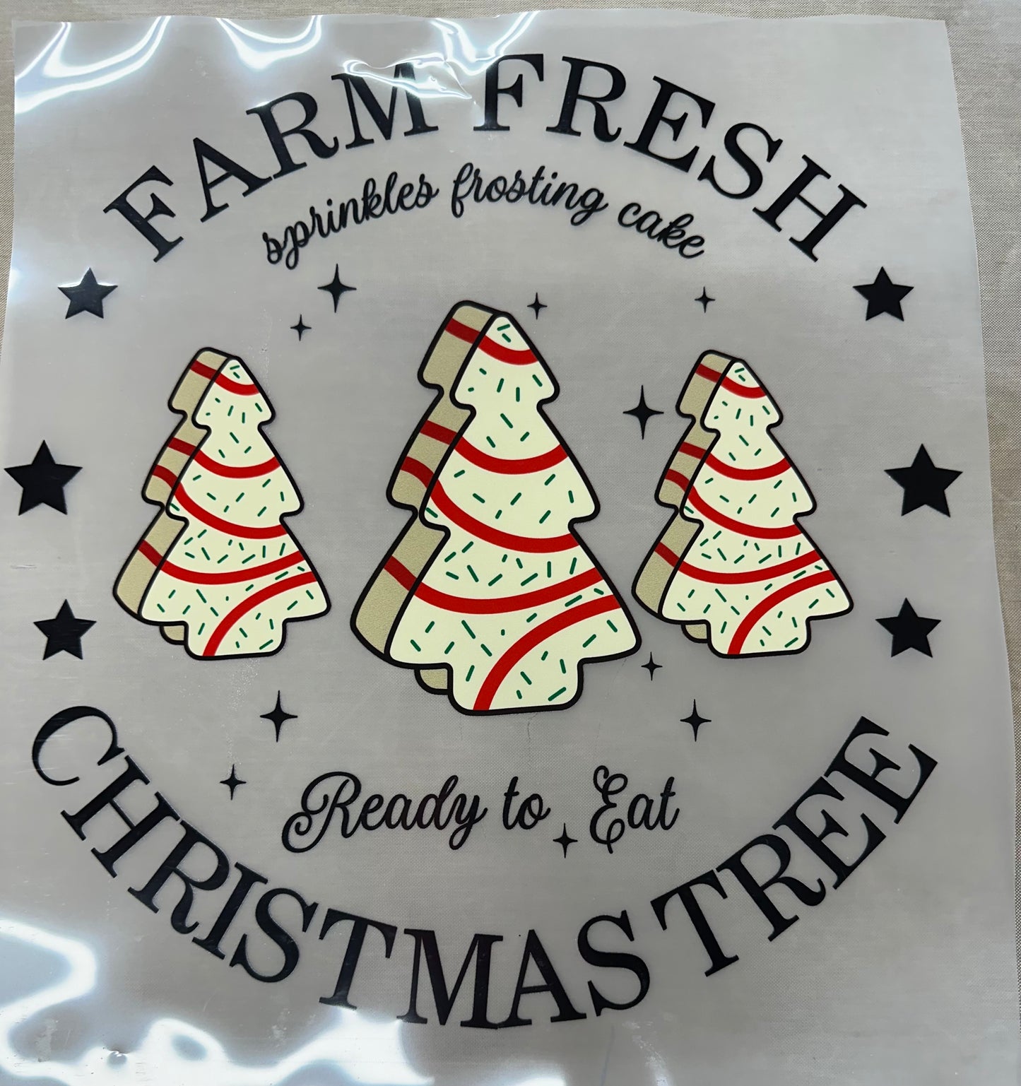 Farm fresh Christmas Trees DTF