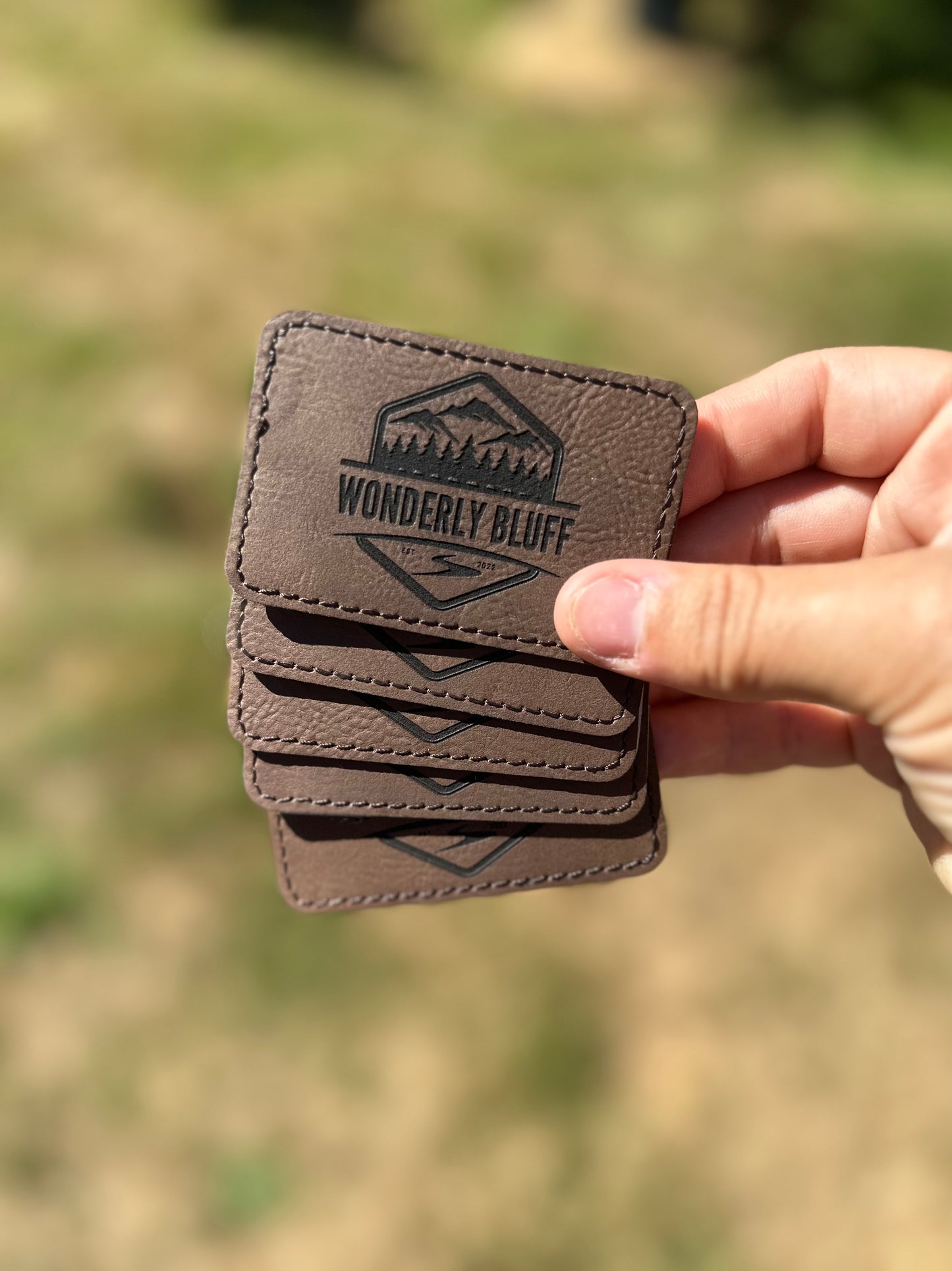 Custom leather patches