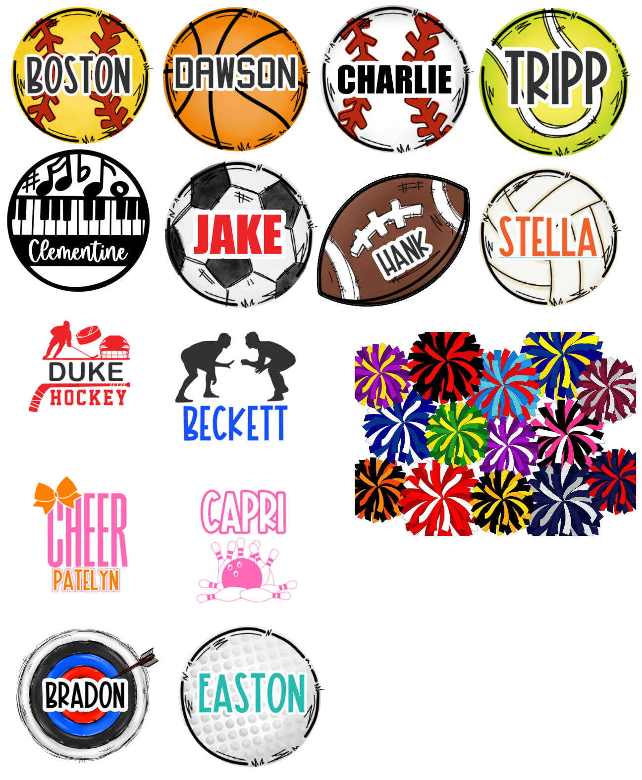 Sports bag tags-New Style
