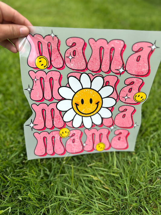 Mama flower DTF