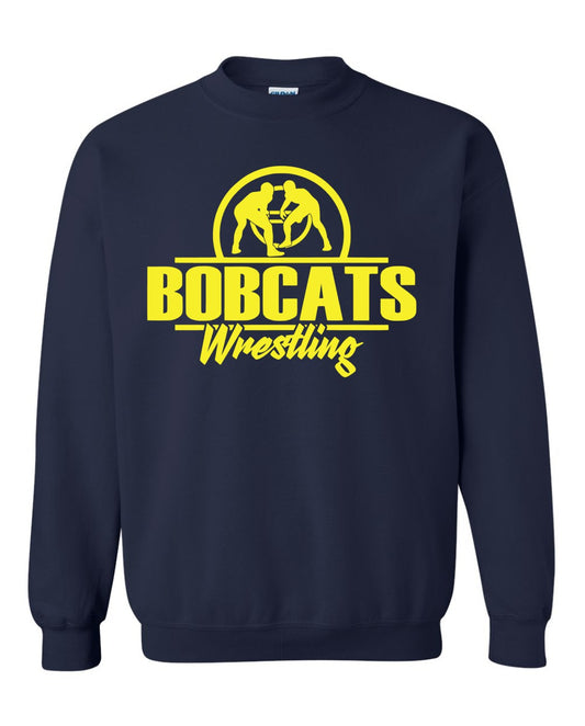 Bobcat Wrestling crewneck