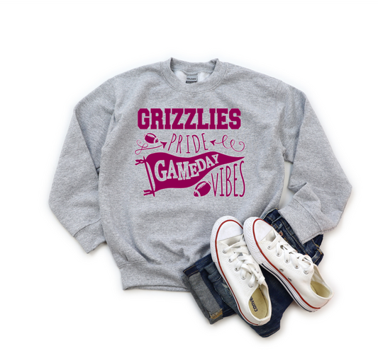 Kids Grizzlies Game Day sweatshirt