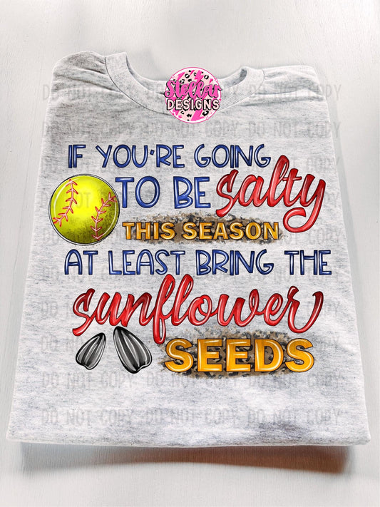 Salty Sunflower Seeds hooded sweatshirt